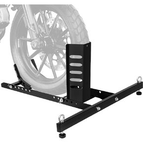 JY Performance عجلات الدراجات النارية chock ، Universal Heavy Duty Front Wheel Stand for trailer و Cruiser و Sports & Dirt Bikes و 1800 LB سعة قابلة للتعديل مع العجلات 15 "-22"