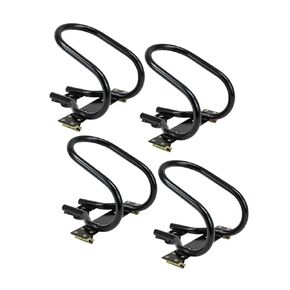 Mytee Products 7" Motorcycle Wheel Chock Steel for E-Track/X-Track System - Black (2 Pack)