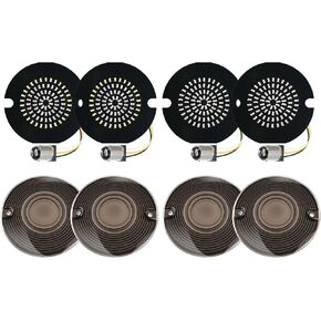 Benlari 3 1/4 بوصة LED إشارات الدوران ، 81 LEDS الخلفية الأمامية 1156 1157 إشارات TEURL SIDS BRAKE LIGH