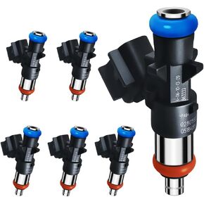 Set of 6 Upgraded 0280158233 Fuel Injectors Fit for Jeep: Wrangler/Grand Cherokee, For Dodge: Grand Caravan/Journey/Charger, For Chrysler: 200/300/Town & Country, V6 3.6L 2011-2019