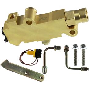 PV2 172-1353 Brass Brake Proportioning Valve Disc/Drum Disc Front Drum Rear Brake Compatible with GM Classic Car & Truck