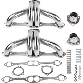 Stainless Hugger Headers Replacement for Chevy Small Block V8 262 265 283 305 327 350 400