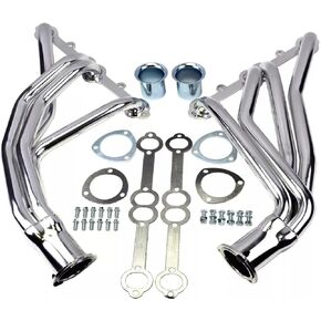 Polished Stainless Steel Long Tube Headers for Classic Chevy & GMC Trucks
