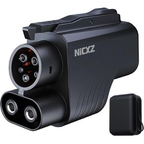 NACS to CCS Adapter,UL2252 Certified,Auto Locking System for Tesla Supercharger Adapter,Fit for Rivian,Ford,GM,Mercedes,Lucid, Nissan,Hyundai,Genesis,Kia,SuperFast,500A/1000V,3 Sensors Temp Control