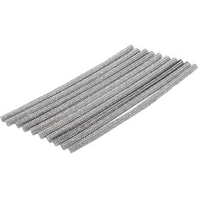 Air Vent Decoration Strip/for All Straight Air Vent Outlet for Car Interior Air Vent Decoration Strip/Durable PVC, Rhinestones / 10 Pcs White