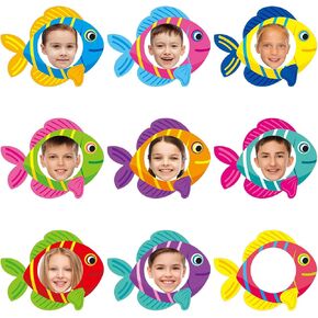 36 Pcs Summer Cutouts Diving Suit Cutouts with Photo Space for Bulletin Board DIY Craft Summer Ocean Under The Sea Classroom Birthday Party Decoration