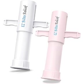 YARKOR EZ Bites Relief Venom Extractor Suction Pump 2 Pcs, Bee Sting Tools - Natural Itch Relief, Bite and Sting First Aid for Backpacking, Camping and Hiking