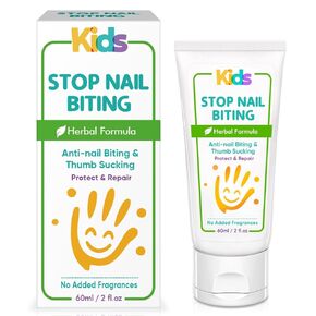 Nail Biting Prevention, Nail Biting Treatment for Kids & Adults, Natural Thumb Sucking Deterrent Cream.Safe and Natural Plant Bitter Formula
