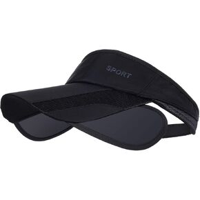 تزوجت Sports Sport Athletic Fisor Sun Sports Hat قبعة قابلة للتعديل مع حافة قابلة للسحب للنساء والرجال