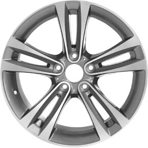 18 "× 8" حافة العجلة لبيتس ل BMW 3 سلسلة 4 Series OEM Design Wheel 18 "18x8 Machined Gray 2012-2020 replication rem
