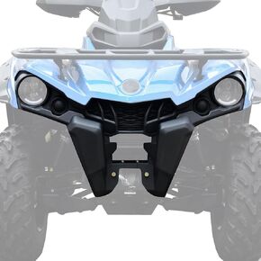 SAUTVS Front Fascia for Can-Am Outlander 450 570, Black Combination Front Facia Kit Front Brush Guard Bumper for Can-Am Outlander 450 500 570 L MAX 2015-2024 Accessories, Replace #705009334