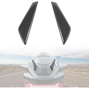 Front Windscreen Trims for Spyder RT 20-25,Carbon Fiber Pattern Front Windscreen Accent Trim Panels for Can-Am Spyder RT Accessories 2020-2025, Set of 2PCS (Replaces#705007411, #705007412)