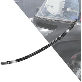 HDBUBALUS Motorcycle CNC Slot Track Styling Windshield Trim Fit for Harley 2014-2016 Touring FLHT FLHX