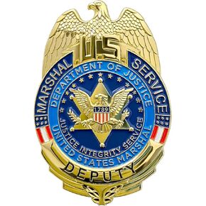 Buite FBI Badge ، المينا والمطلي ، تصميم الصيد ، شارة درع فخم النيكل لارتداء الملابس والتشغيل ، عبوة مربع الهدايا (FB)