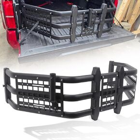 Upgraded Truck Bed Extender Fit for Toyota Tacoma 2005-2025 Tailgate Extender with Molle Panel and Flag Pole Mount