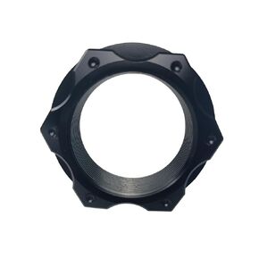 Motorcycle M28*1.0 Nut, CNC Top Yoke Center Streering Stem Nut Kits, with SU-ZUKI GSXR, for Street Bike (Red)