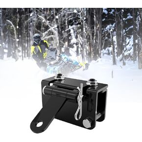Universal Snowmobile Bumper Hitch，Adjustable Snowmobile Bumper Hitch,Snowmobile Trailer Accessories Compatible with Ski Doo Polaris REV Arctic Cat Yamaha, Howbow Tongue Type Snowmobile Accessories