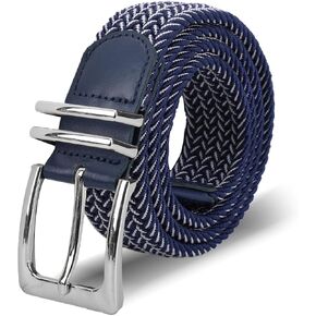 Casual Braided Woven Stretch Belt Women Men Elastic Belts for Women Golf Belts for Pants Jeans