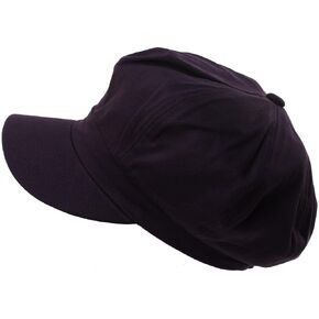 الصيف 100 ٪ Cotton Plain Blank 8 لوحة Newsboy Gatsby Apple Cabbie Cap Hat Navy