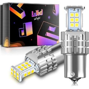 Luyed 1156 LED LED Backup Backup Lights Xenon White 400 ٪ Brightness B1156 BA15S