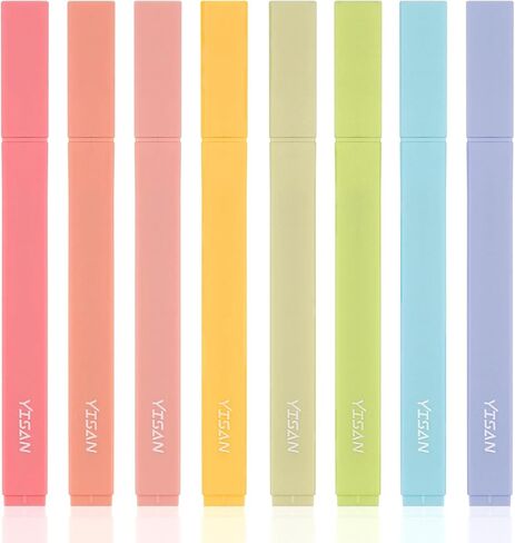 أقلام باستيل باستيل الجمالية YISAN ، وضربات الكتاب المقدس المزدوجة والأقلام لا تنزف 12 لونًا ، 70924 in Kuwait