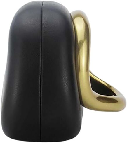 Women PU Leather Metal Handle Handbag Trendy Commuting Compact Stone Purse Hand-held Causal Shoulder Clutch Bag in Saudi Arabia