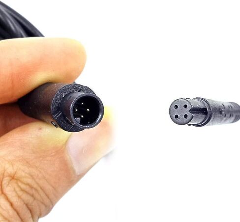 4 Pin 16.5Ft Dash Cam Rear View Backup Camera Reverse Car Recorder Cable Extension Cord (4-pin 16.5ft) in Kuwait