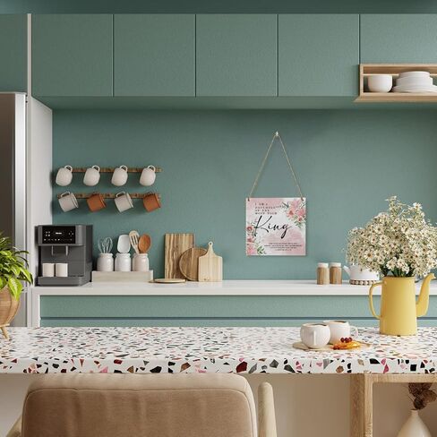 Inspirational Rustic Christian wall decor Gifts, pink room Women Religious Wood Sign Home Farmhouse Wall Hanging Decor Pink Flower Wooden Wall Art Decor Plaque for Bedroom Psalm 46:5 in Kuwait