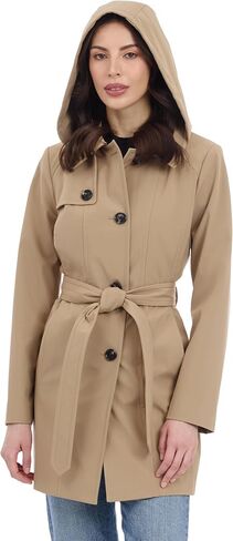 Michael Kors Women's Belted Raincoat with Detachable Hood in Saudi Arabia
