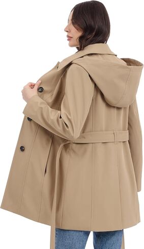 Michael Kors Women's Belted Raincoat with Detachable Hood in Saudi Arabia