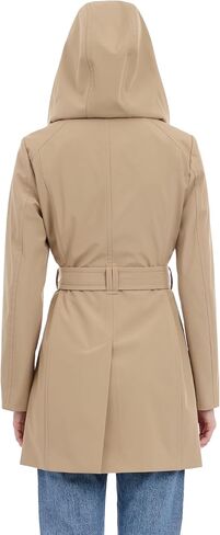 Michael Kors Women's Belted Raincoat with Detachable Hood in Saudi Arabia