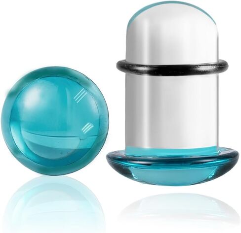 DOEARKO 12 PCS Glass Glass أذن مقاييس تمدد المقابس المريحة مقاييس جسم الأزياء in Kuwait
