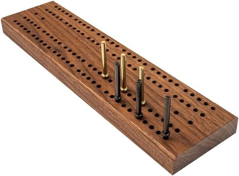 Alex Cramer Domino Set with Caramel Colored Leather Case - Professional Tournament Traveler - No Spinners Domino Set - 28 Indestructible Double Six Dominoes in Kuwait