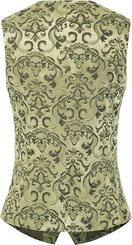 GRACE KARIN Womens Waistcoat Vest Vintage Steampunk Dress Jacquard Jacket in Saudi Arabia