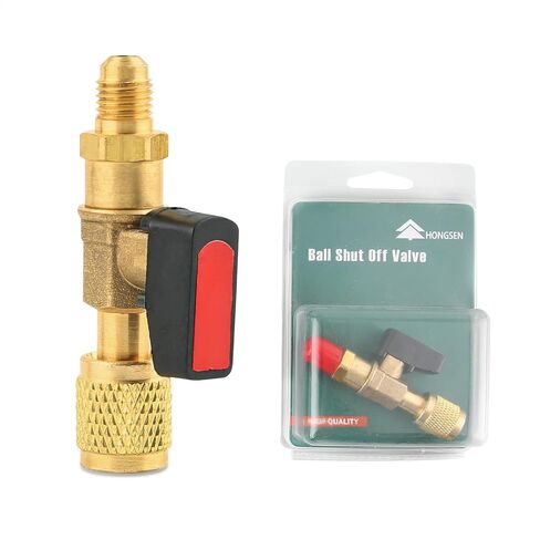 Low Loss Fittings HVAC Tools, Mini Split Air Conditioner Manifold, Refrigerant Charging Valve Compatible with R410A Refrigerant for Home AC in Kuwait