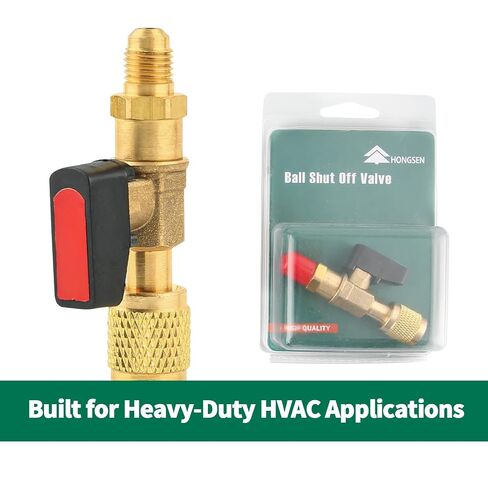 Low Loss Fittings HVAC Tools, Mini Split Air Conditioner Manifold, Refrigerant Charging Valve Compatible with R410A Refrigerant for Home AC in Kuwait