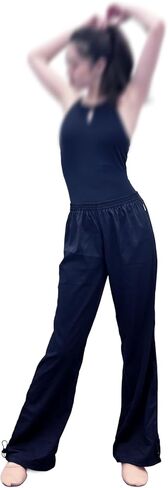 Running/Dance Woven Sports Pants Mid-Rise Elastic Waistband for Women in Saudi Arabia