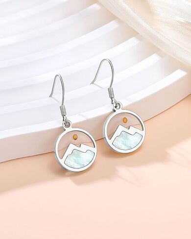 Silver/Gold Mustard Seed Dangle Earrings Love Moving Mountains-Inspirational Christian Christmas Gifts for Women Her in Saudi Arabia