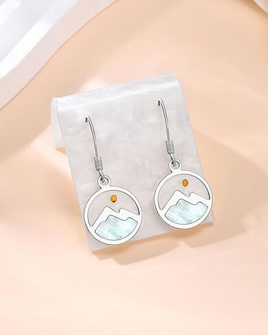 Silver/Gold Mustard Seed Dangle Earrings Love Moving Mountains-Inspirational Christian Christmas Gifts for Women Her in Saudi Arabia