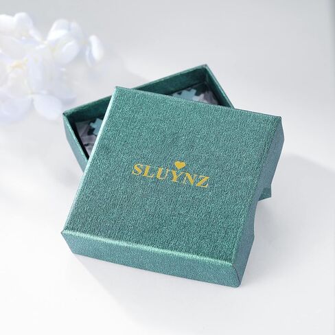 Sluynz Solid 925 Sterling Silver Bar أقراط للنساء المراهقات تتدلى أقراط الأسلاك الأسلاك الأقراط in Kuwait