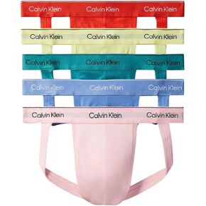 Calvin Klein Men's Pride Cotton Stretch 5-Pack Jock Strap