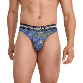 Jockey Men's Underwear Sport Stability Pouch Microfiber Thong