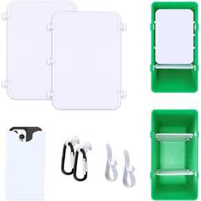 LBF 8 PCS Divider Tray Compatible with XL Bogg Bag Accessories with Phone Holder & Key Holder Inserts Bag Organizer