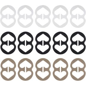 Fnoko Bra Strap Clips Anti-Slip Buckles Conceal Straps - for Back for Women 15 Pack (15 Pack)