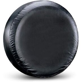 Spare Tire Cover Fit for Your SUV, Jeep, RV, Trailer, Truck, Waterproof Dust-Proof PVC Leather Tire Covers (15 inch for Diameter 27.56" - 29.53")
