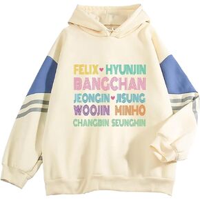 Outofgas Stray Kids Hoodie Felix Bangchan Hyunjin Jisung Changbin Minho Seungmin Jeongin Sweatshirt Merch For Women