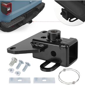 2 inch Trailer Hitch Receiver Class 3 PSLER for Gladiator JT Pickup Truck 2020-2024，13434 Trailer Receiver Hitch