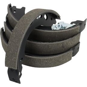 TRQ Rear Parking Brake Shoe Set Compatible with 2005-2009 Land Rover LR3 2010-2016 LR4 2006-2012 Range Rover Sport