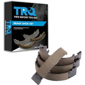 TRQ Rear Parking Brake Shoe Set Compatible with 2001-2003 Acura CL 1996-2004 RL 1999-2008 TL 2002-2004 Honda CR-V 2003-2011 Element 2000-2006 S2000