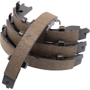 TRQ Parking Brake Shoe Set Compatible with 2002-2016 INFINITI 2002-2016 Nissan